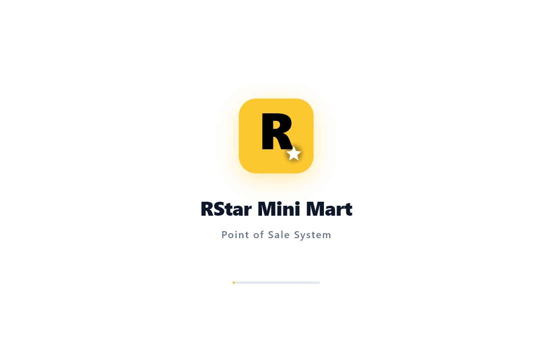 RSTAR Mini Mart point-of-sale application
